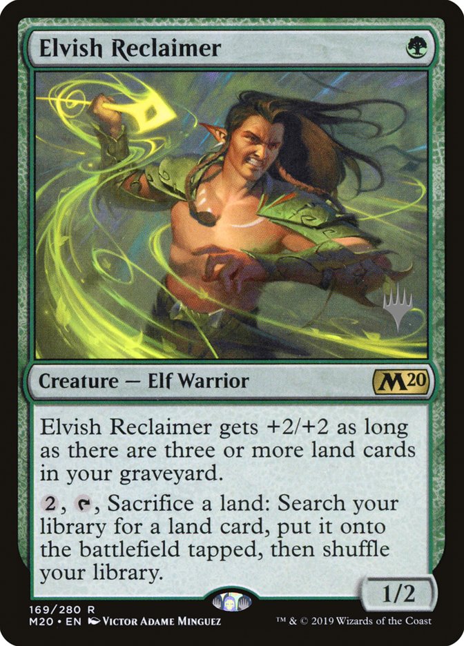 Elvish Reclaimer (Promo Pack) [Core Set 2020 Promos] | Boutique FDB TCG