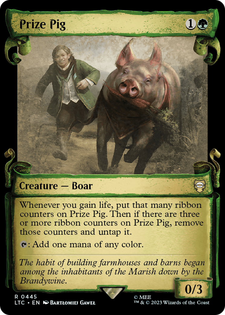 Prize Pig [The Lord of the Rings: Tales of Middle-Earth Commander Showcase Scrolls] | Boutique FDB TCG