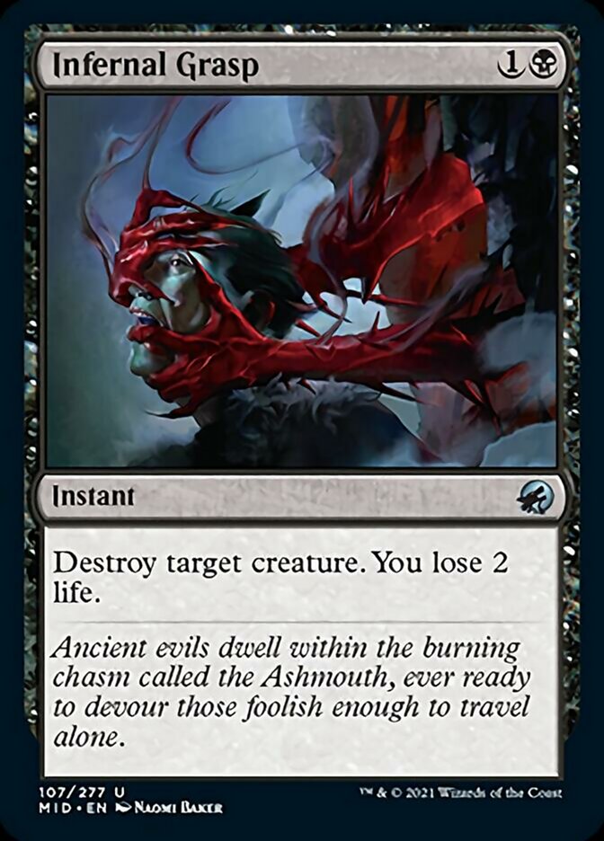 Infernal Grasp [Innistrad: Midnight Hunt] | Boutique FDB TCG