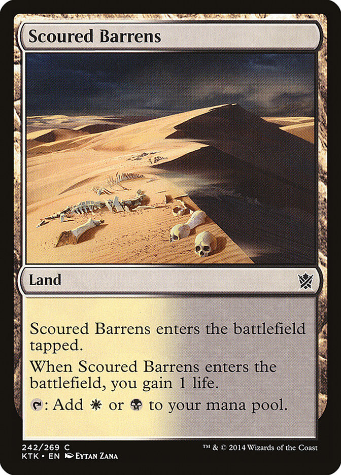 Scoured Barrens [Khans of Tarkir] | Boutique FDB TCG