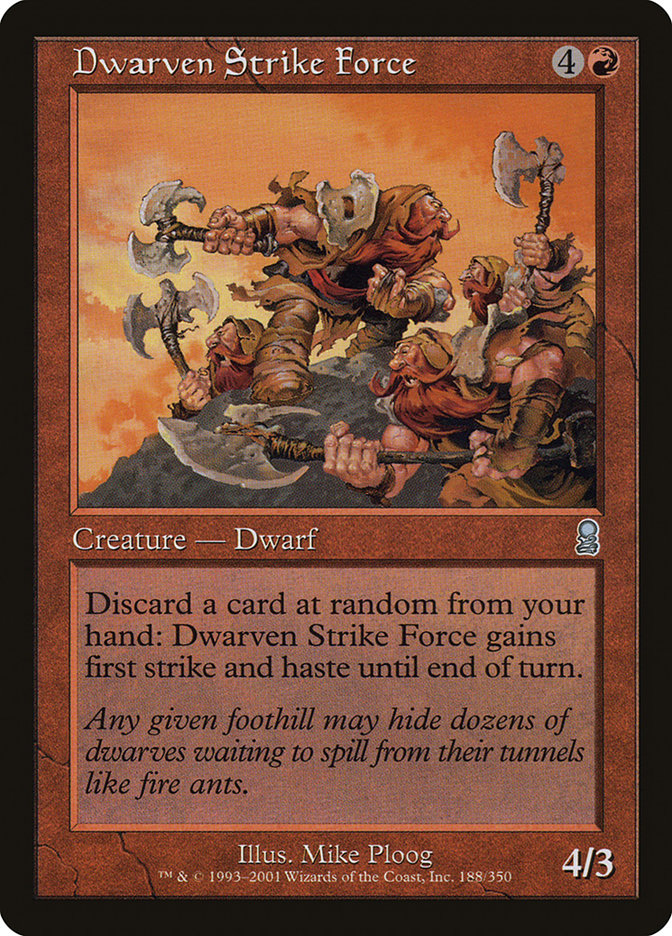 Dwarven Strike Force [Odyssey] | Boutique FDB TCG