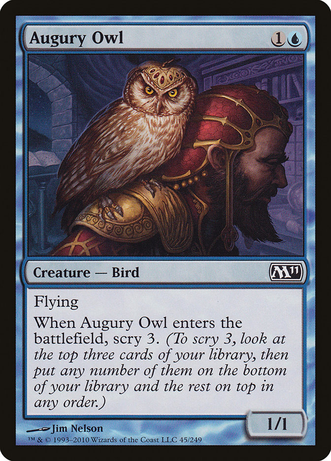 Augury Owl [Magic 2011] | Boutique FDB TCG