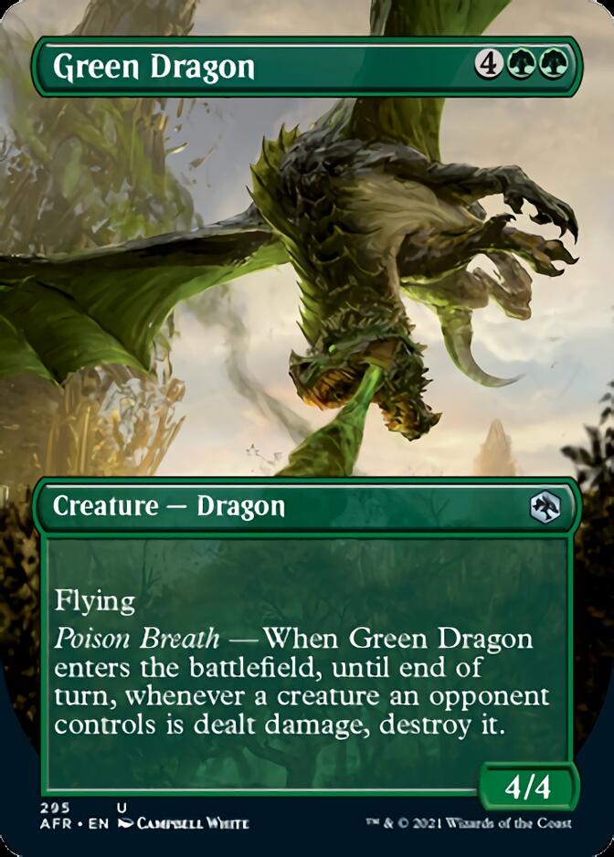 Green Dragon (Borderless Alternate Art) [Dungeons & Dragons: Adventures in the Forgotten Realms] | Boutique FDB TCG