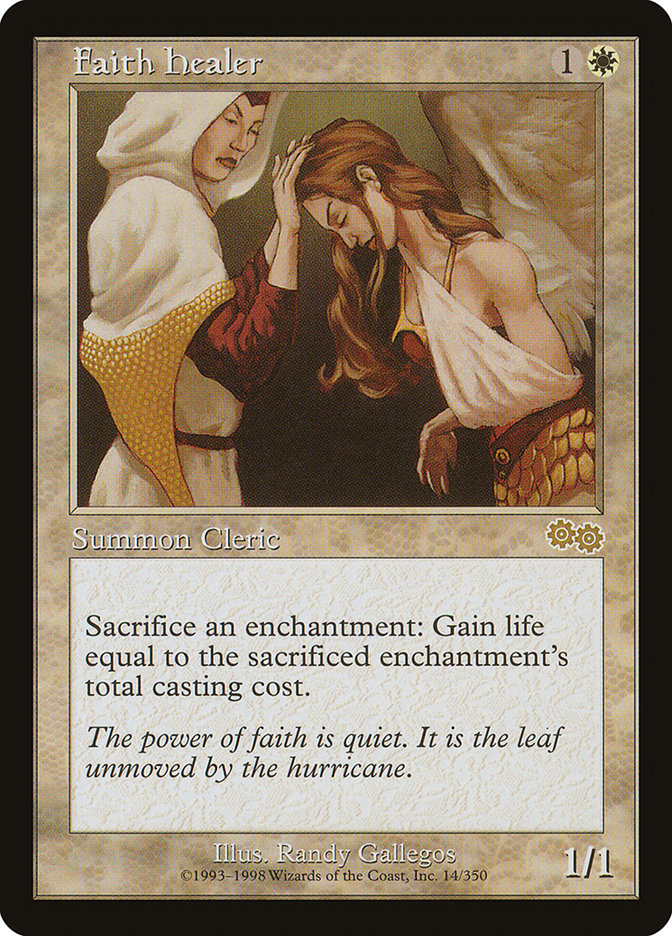 Faith Healer [Urza's Saga] | Boutique FDB TCG