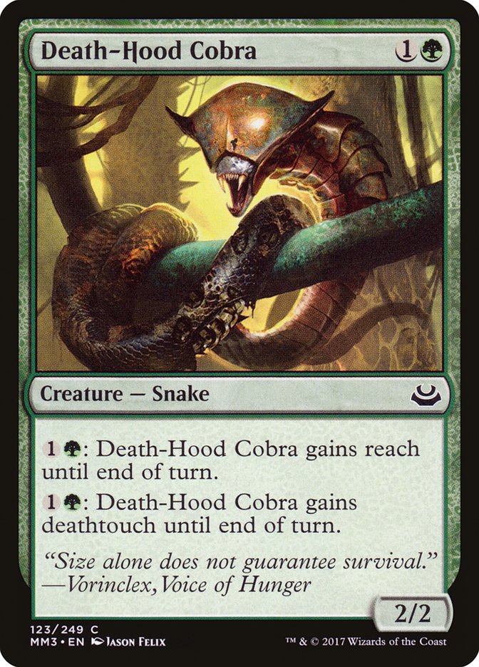 Death-Hood Cobra [Modern Masters 2017] | Boutique FDB TCG