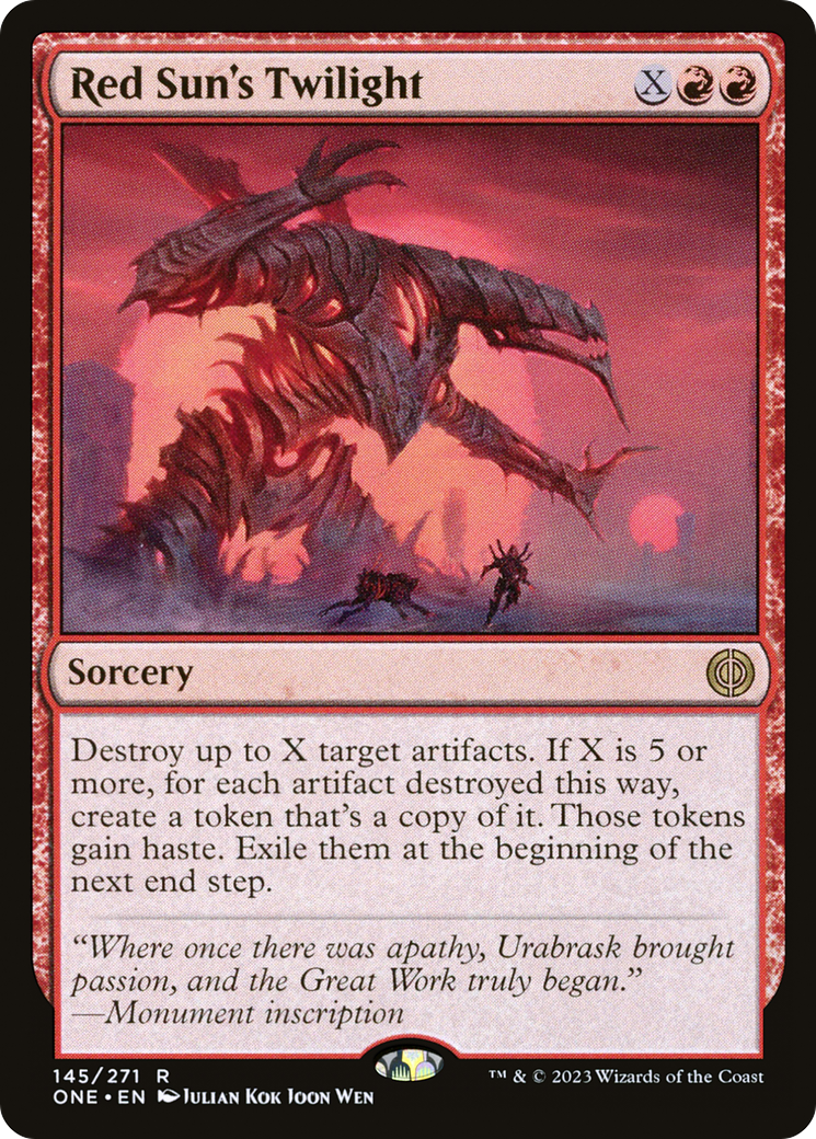 Red Sun's Twilight [Phyrexia: All Will Be One] | Boutique FDB TCG