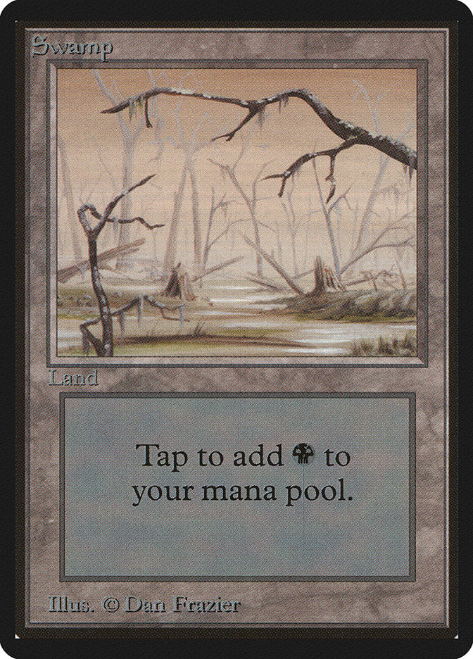 Swamp (295) [Beta Edition] | Boutique FDB TCG