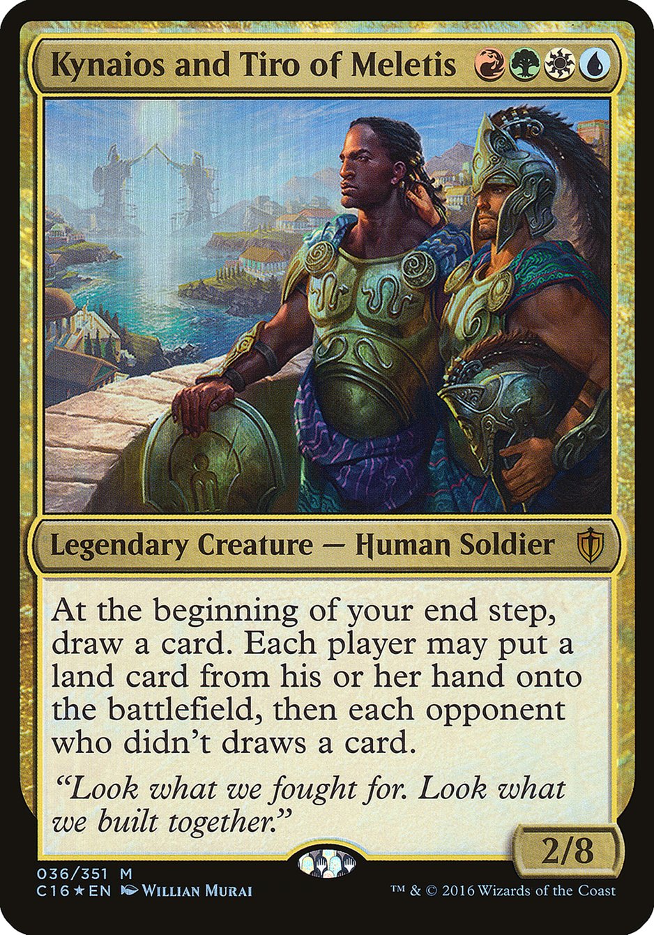 Kynaios and Tiro of Meletis (Oversized) [Commander 2016 Oversized] | Boutique FDB TCG