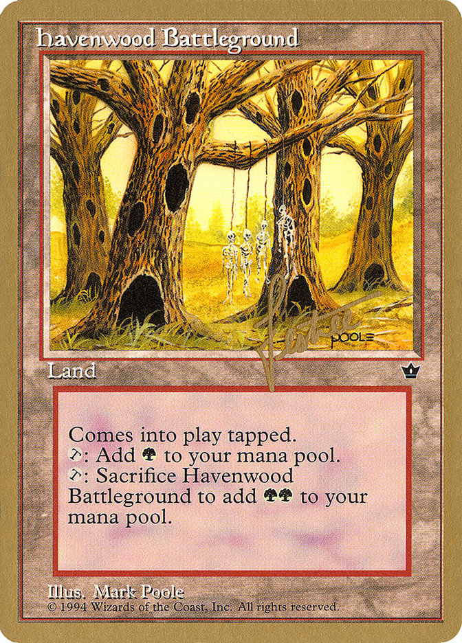 Havenwood Battleground (Bertrand Lestree) [Pro Tour Collector Set] | Boutique FDB TCG