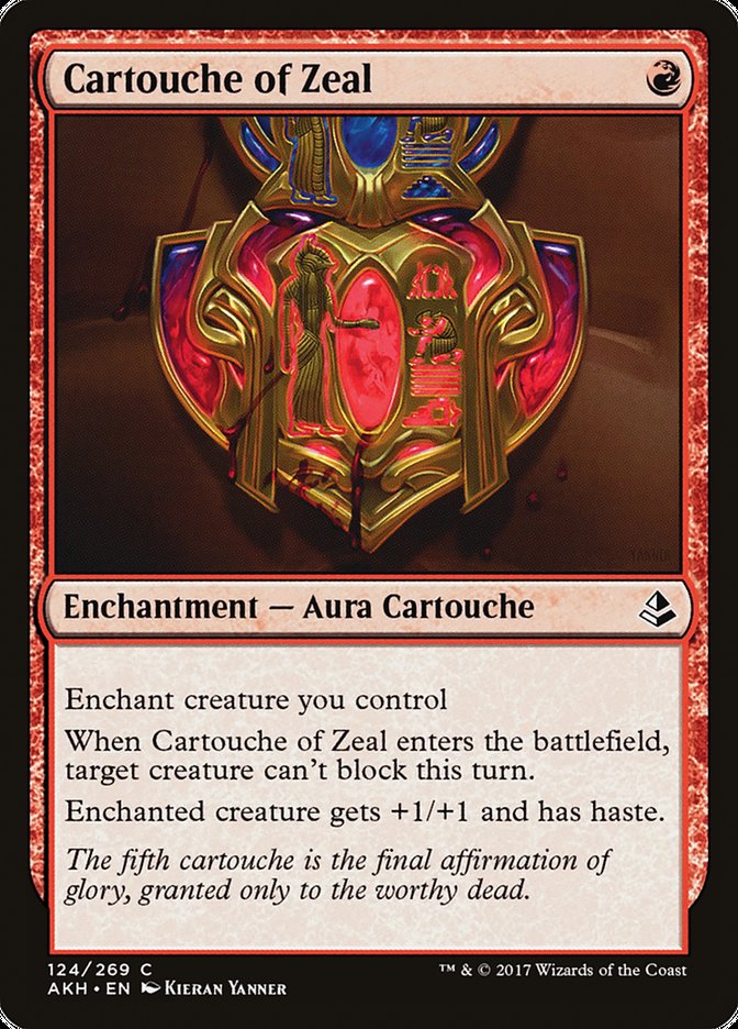 Cartouche of Zeal [Amonkhet] | Boutique FDB TCG