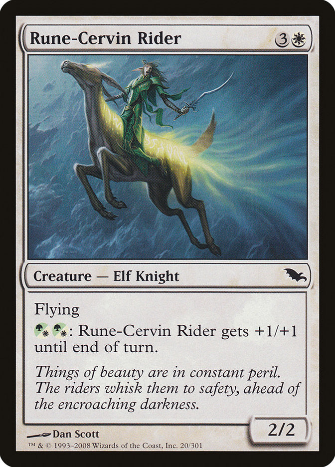 Rune-Cervin Rider [Shadowmoor] | Boutique FDB TCG