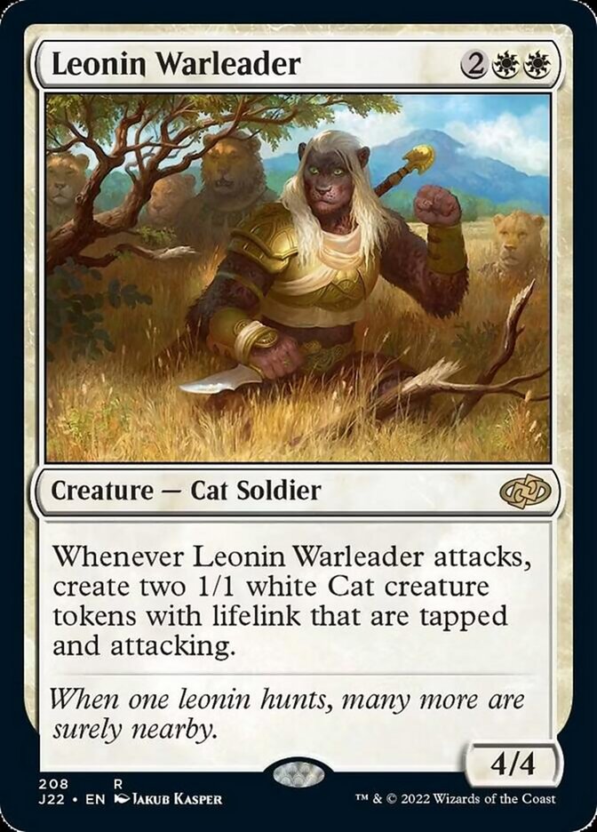 Leonin Warleader [Jumpstart 2022] | Boutique FDB TCG