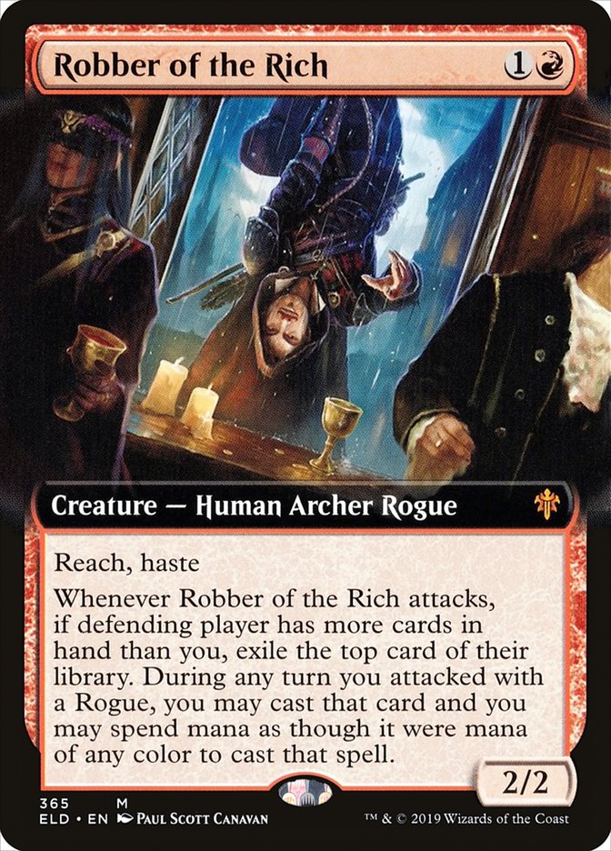 Robber of the Rich (Extended Art) [Throne of Eldraine] | Boutique FDB TCG