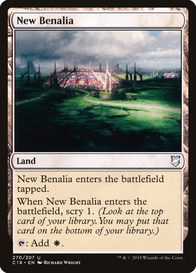 New Benalia [Commander 2018] | Boutique FDB TCG