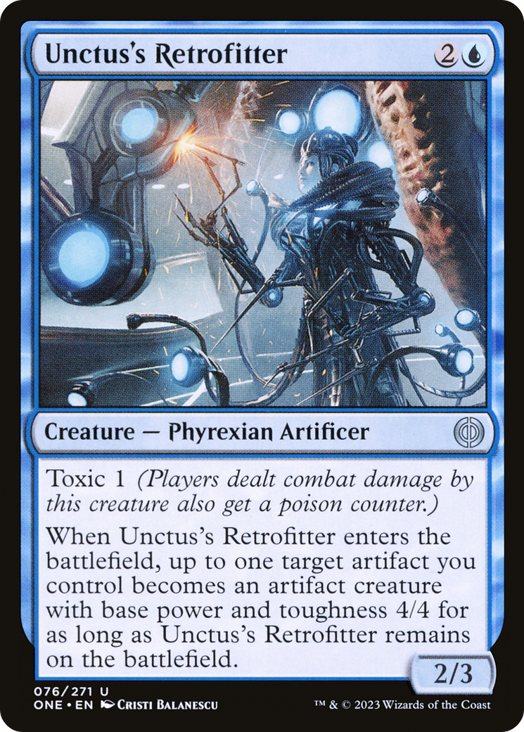 Unctus's Retrofitter [Phyrexia: All Will Be One] | Boutique FDB TCG