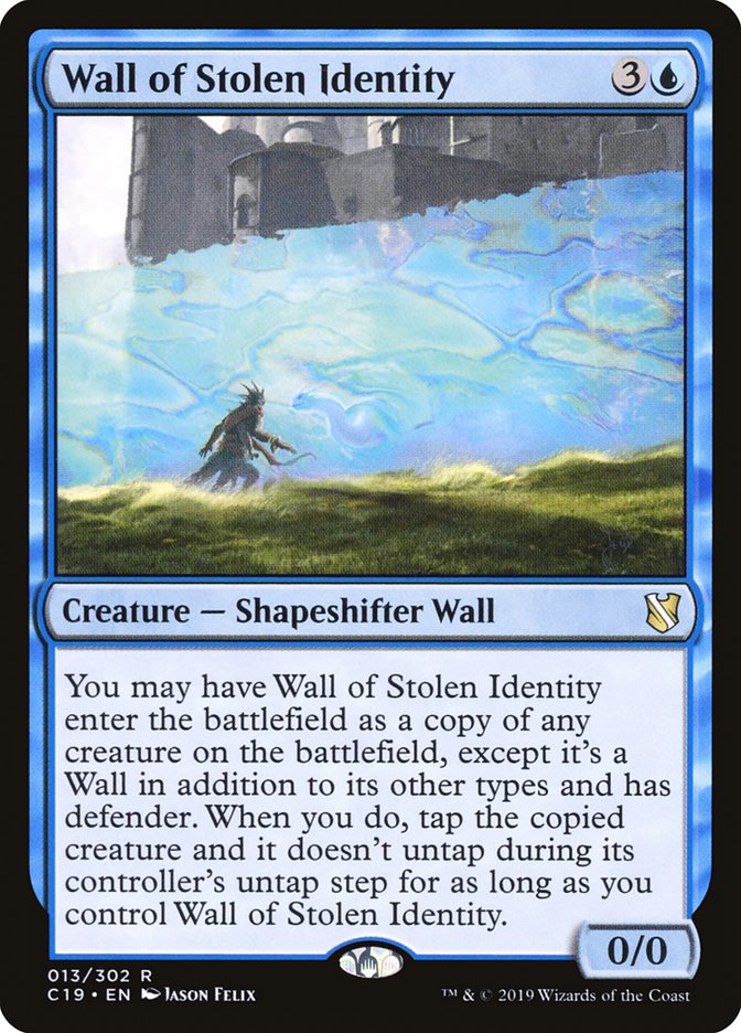 Wall of Stolen Identity [Commander 2019] | Boutique FDB TCG