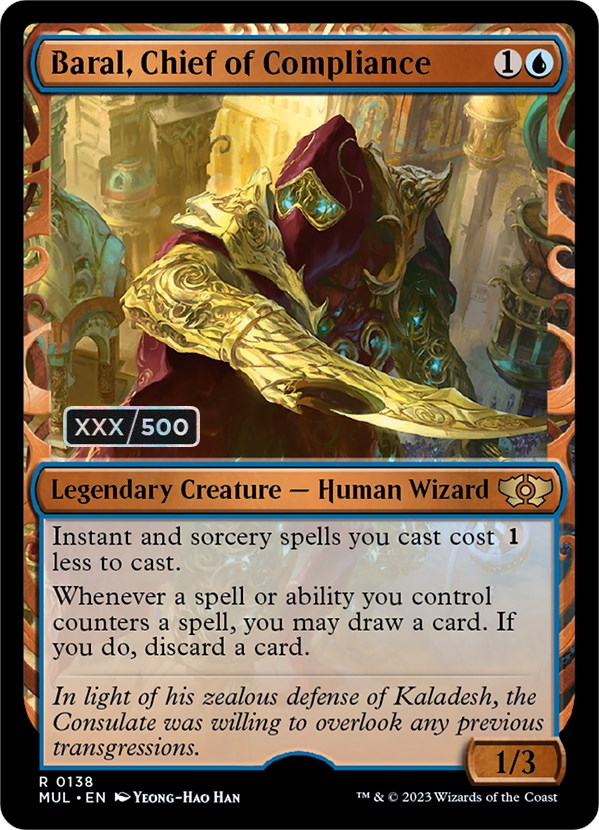 Baral, Chief of Compliance (Serialized) [Multiverse Legends] | Boutique FDB TCG