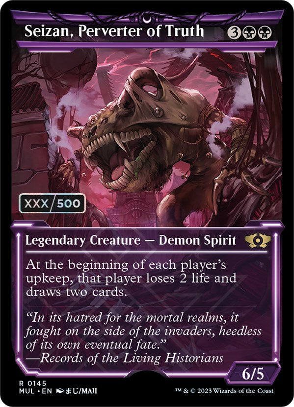 Seizan, Perverter of Truth (Serialized) [Multiverse Legends] | Boutique FDB TCG