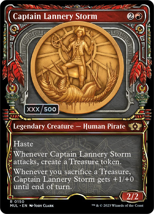 Captain Lannery Storm (Serialized) [Multiverse Legends] | Boutique FDB TCG