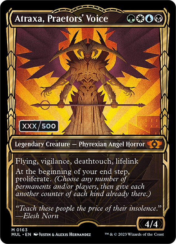 Atraxa, Praetors' Voice (Serialized) [Multiverse Legends] | Boutique FDB TCG