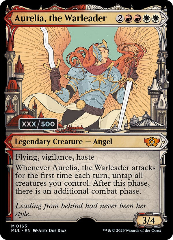 Aurelia, the Warleader (Serialized) [Multiverse Legends] | Boutique FDB TCG