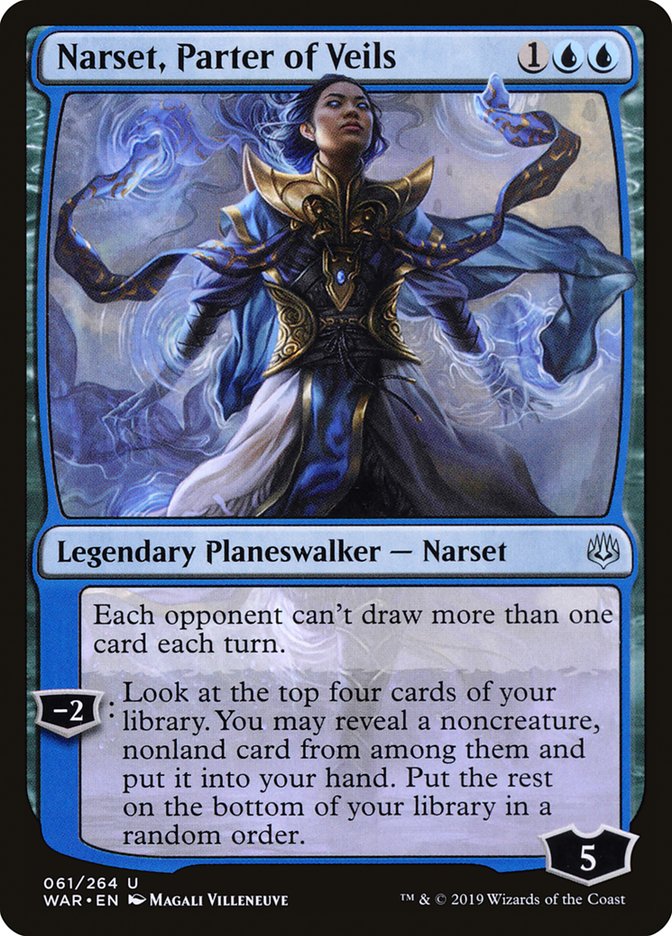 Narset, Parter of Veils [War of the Spark] | Boutique FDB TCG