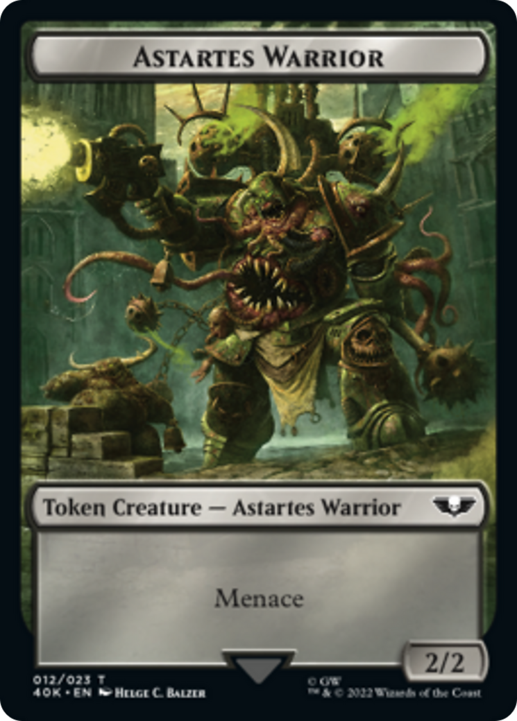 Spawn // Astartes Warrior Double-Sided (Surge Foil) [Warhammer 40,000 Tokens] | Boutique FDB TCG