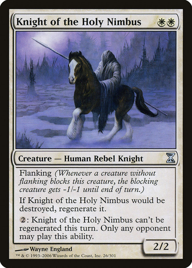 Knight of the Holy Nimbus [Time Spiral] | Boutique FDB TCG