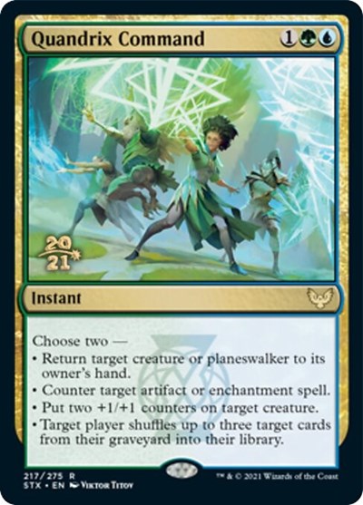 Quandrix Command [Strixhaven: School of Mages Prerelease Promos] | Boutique FDB TCG