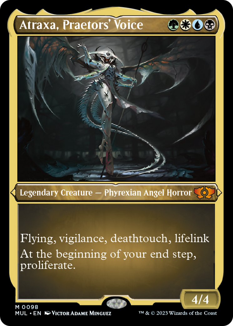 Atraxa, Praetors' Voice (Foil Etched) [Multiverse Legends] | Boutique FDB TCG