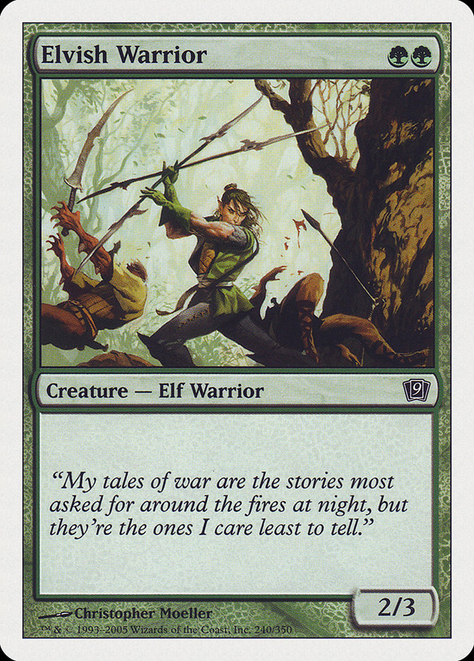 Elvish Warrior [Ninth Edition] | Boutique FDB TCG