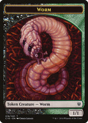 Zombie // Worm Double-Sided Token [Commander 2016 Tokens] | Boutique FDB TCG