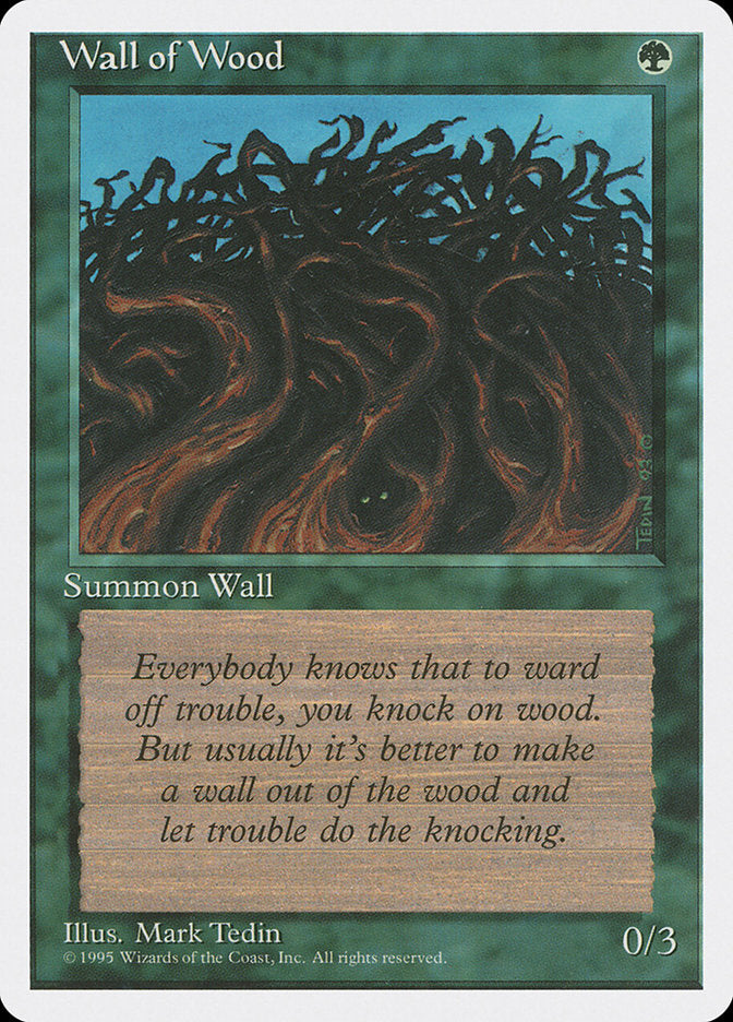 Wall of Wood [Fourth Edition] | Boutique FDB TCG