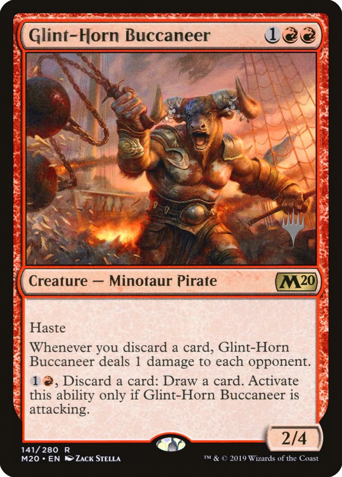 Glint-Horn Buccaneer (Promo Pack) [Core Set 2020 Promos] | Boutique FDB TCG