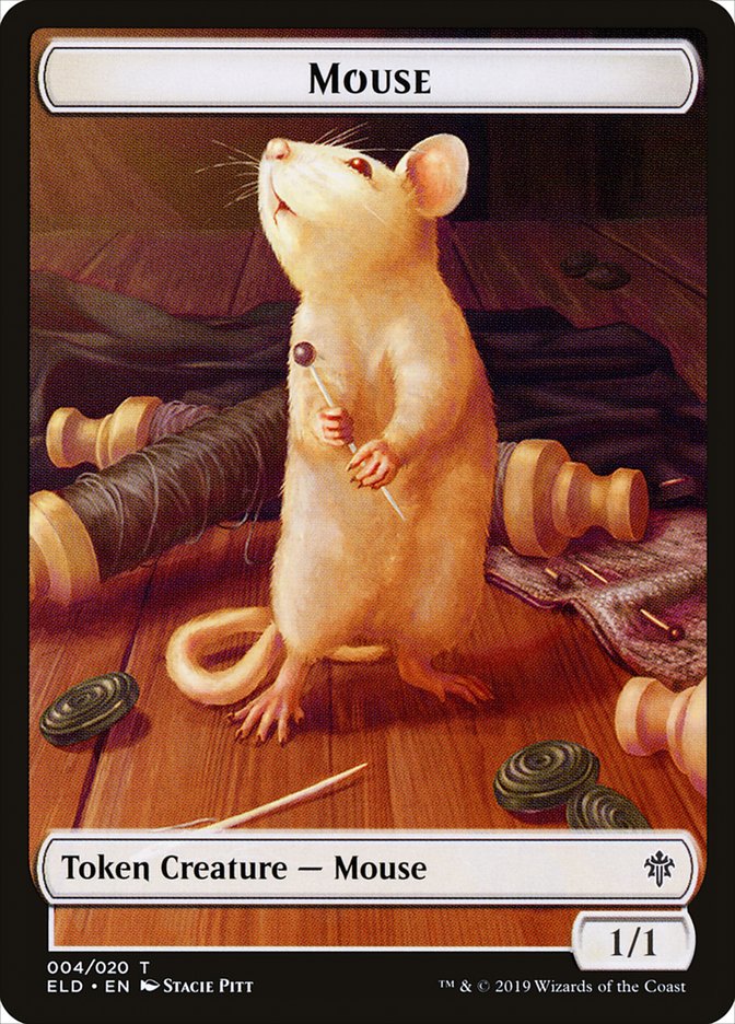 Mouse Token [Throne of Eldraine Tokens] | Boutique FDB TCG
