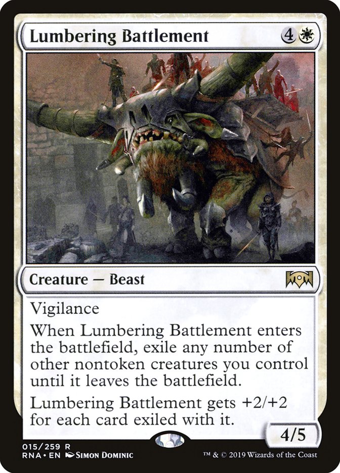 Lumbering Battlement [Ravnica Allegiance] | Boutique FDB TCG