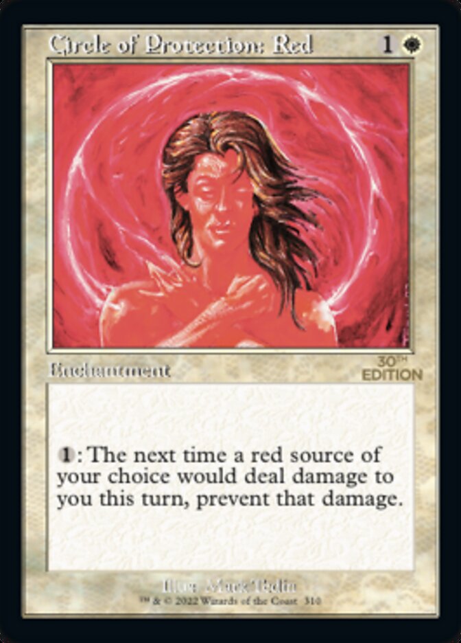 Circle of Protection: Red (Retro) [30th Anniversary Edition] | Boutique FDB TCG