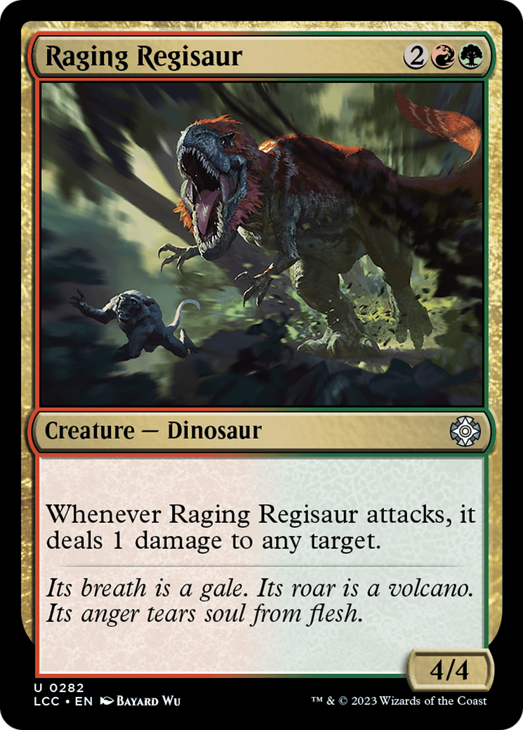 Raging Regisaur [The Lost Caverns of Ixalan Commander] | Boutique FDB TCG