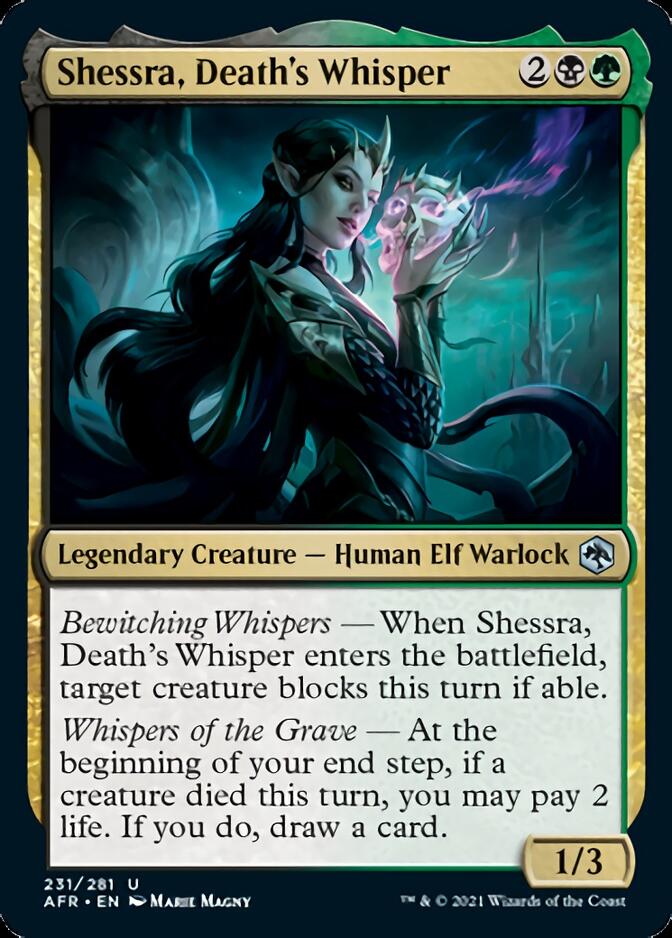 Shessra, Death's Whisper [Dungeons & Dragons: Adventures in the Forgotten Realms] | Boutique FDB TCG