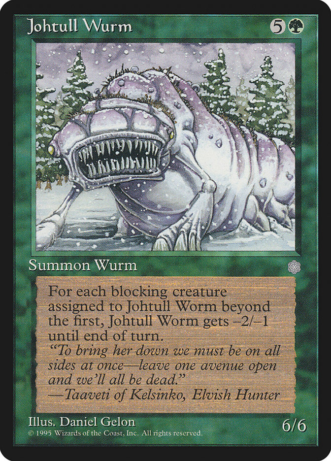 Johtull Wurm [Ice Age] | Boutique FDB TCG