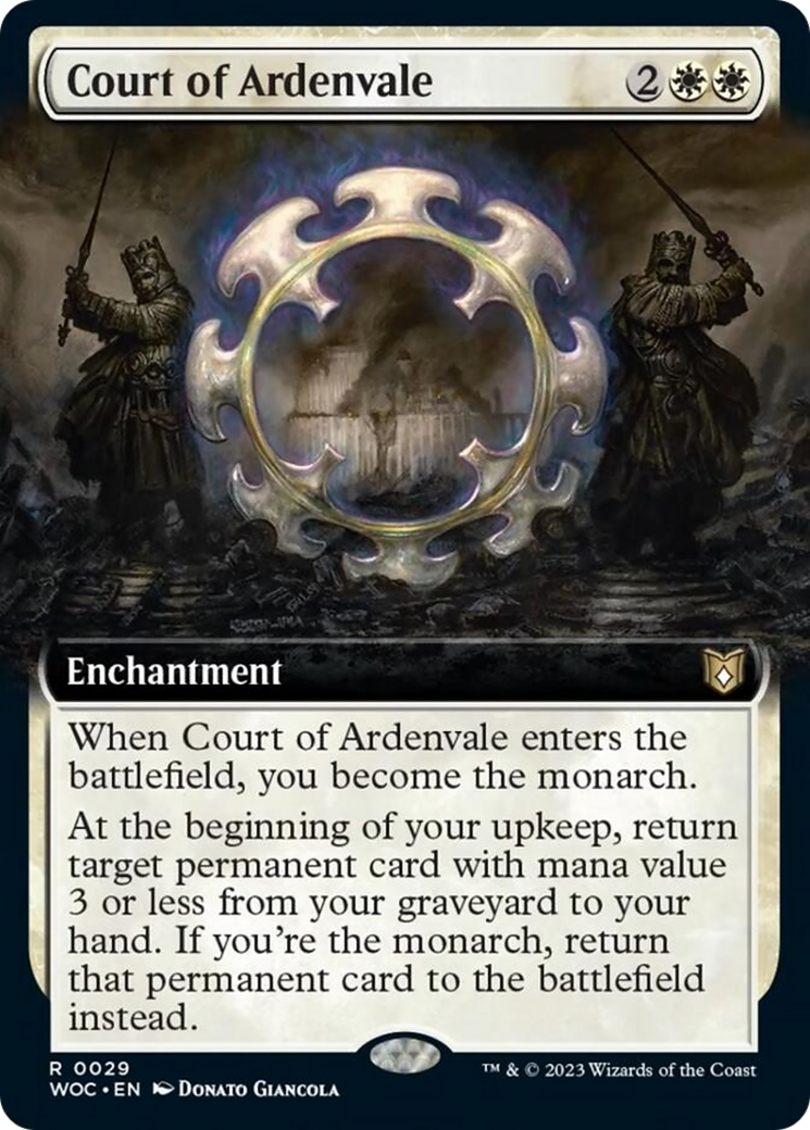 Court of Ardenvale (Extended Art) [Wilds of Eldraine Commander] | Boutique FDB TCG