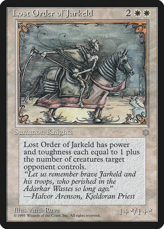 Lost Order of Jarkeld [Ice Age] | Boutique FDB TCG