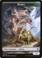 Cat Beast // Hydra Double-Sided Token [Zendikar Rising Tokens] | Boutique FDB TCG