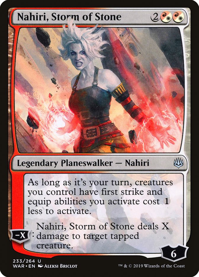 Nahiri, Storm of Stone [War of the Spark] | Boutique FDB TCG
