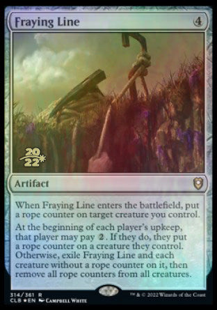 Fraying Line [Commander Legends: Battle for Baldur's Gate Prerelease Promos] | Boutique FDB TCG
