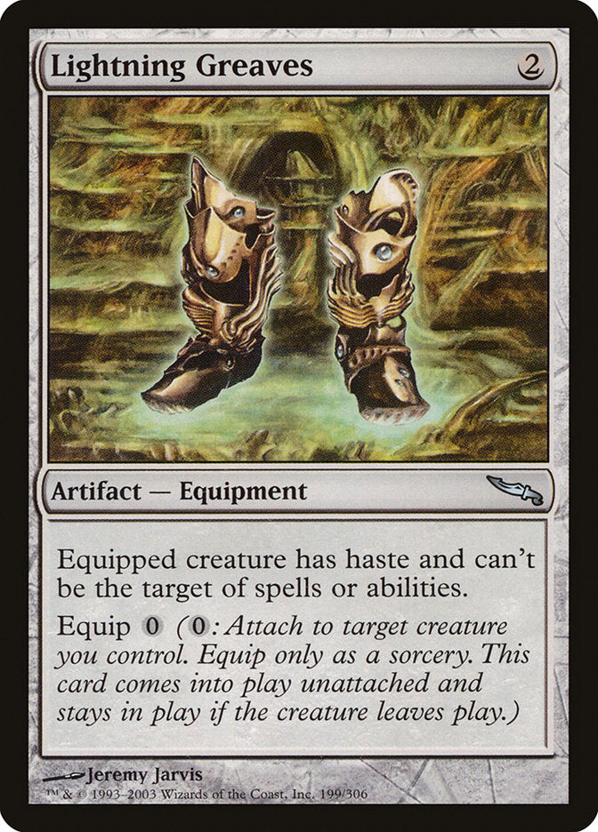 Lightning Greaves [Mirrodin] | Boutique FDB TCG