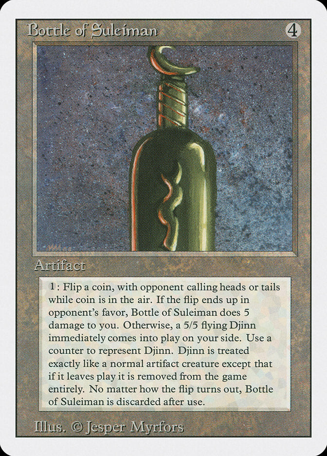 Bottle of Suleiman [Revised Edition] | Boutique FDB TCG