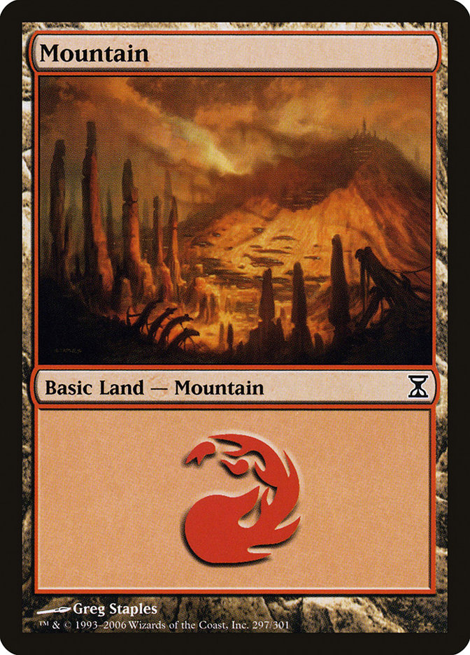 Mountain (297) [Time Spiral] | Boutique FDB TCG