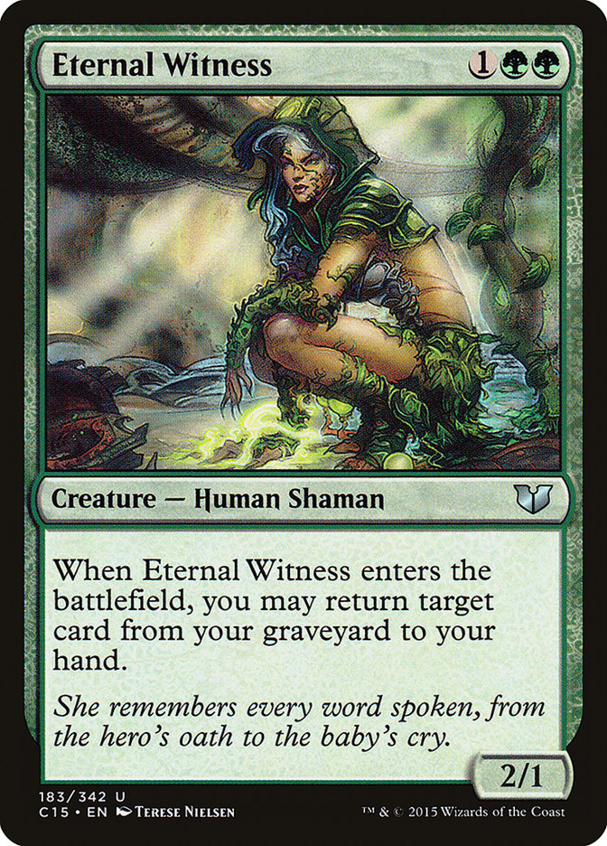 Eternal Witness [Commander 2015] | Boutique FDB TCG