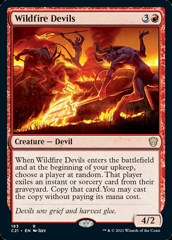 Wildfire Devils [Commander 2021] | Boutique FDB TCG